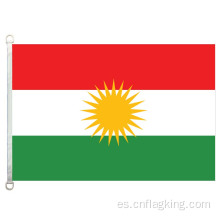 Bandera de Kurdistán 90 * 150cm 100% poliéster